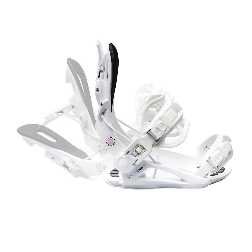 Roxy ROCK-IT DASH - Fixations snowboard Femme white