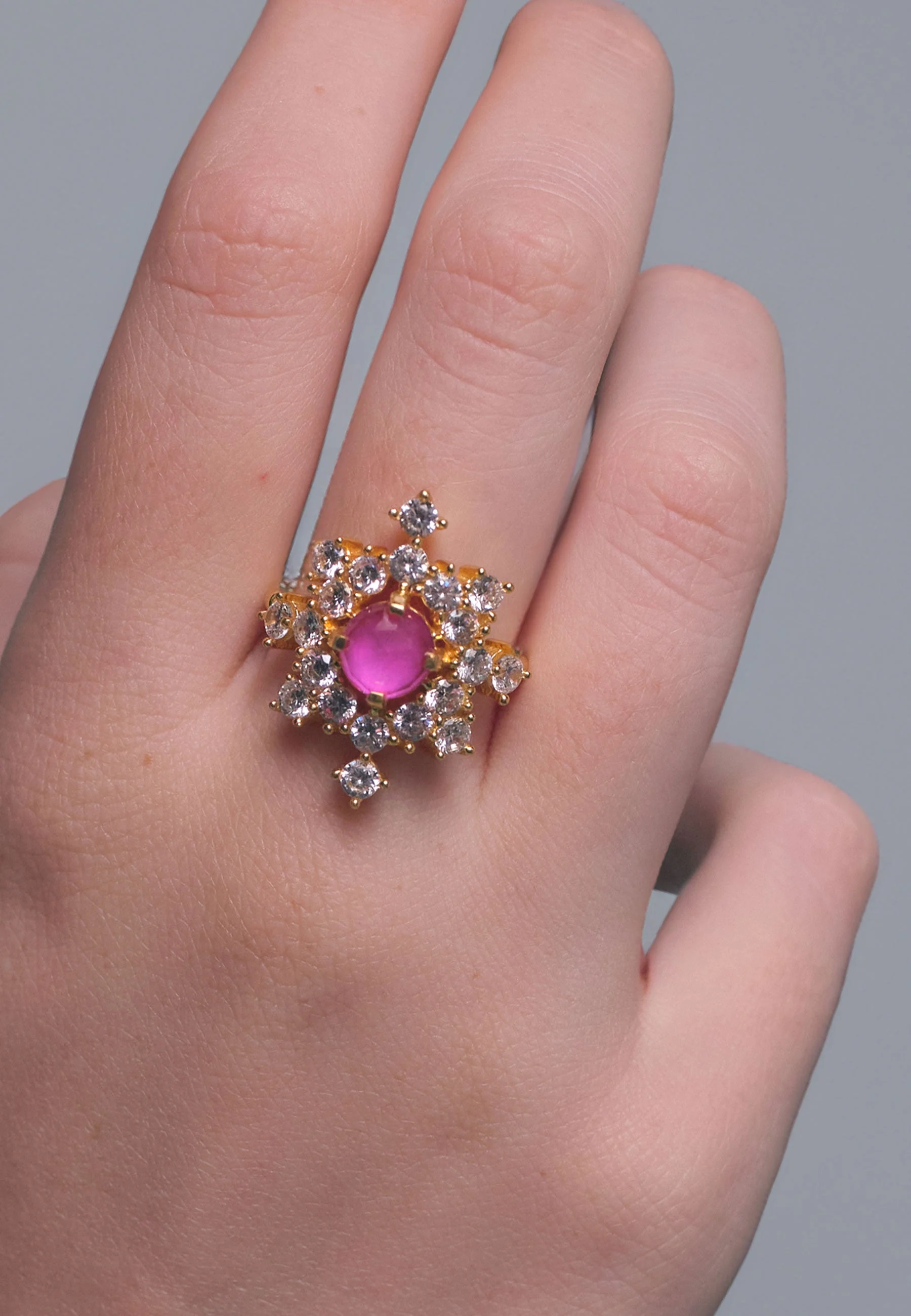 BAGUE ALTAIRA FUCHSIA - Bague altaira fuchsia | Rose