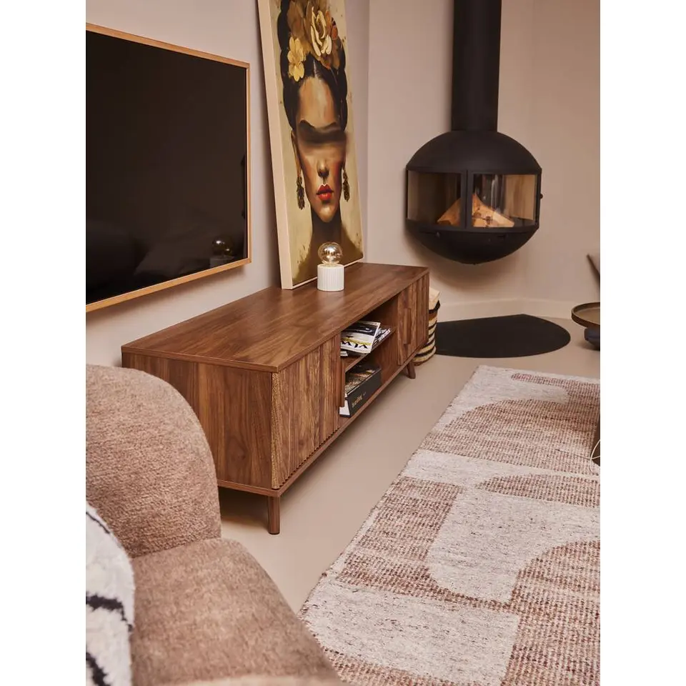 TV-meubel Imre - walnoot - 45x140x40 cm
