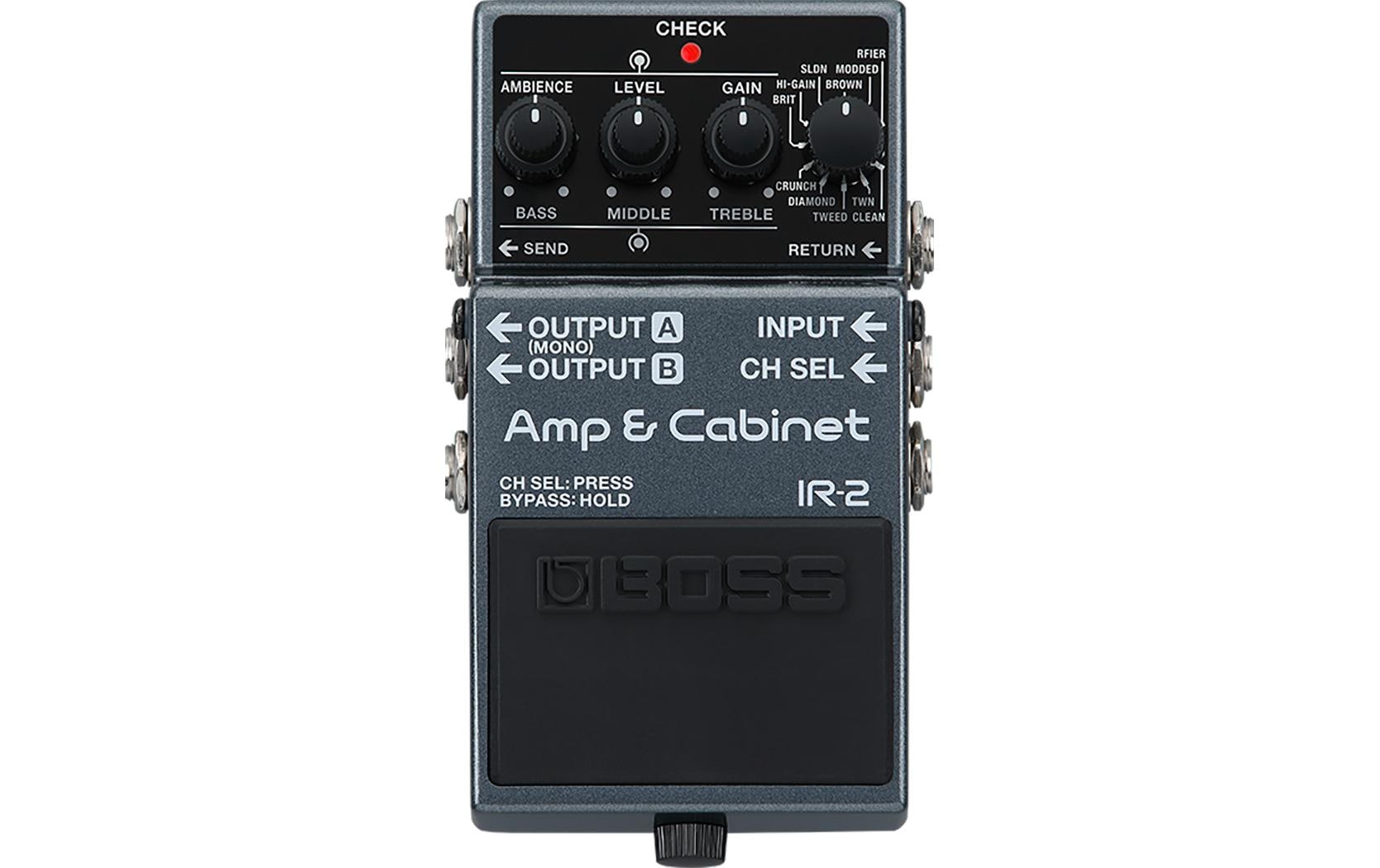 Pedal IR-2<br>Verstärker-Emulator und Cabinet-IR-Loader im Kompaktpedal-Format