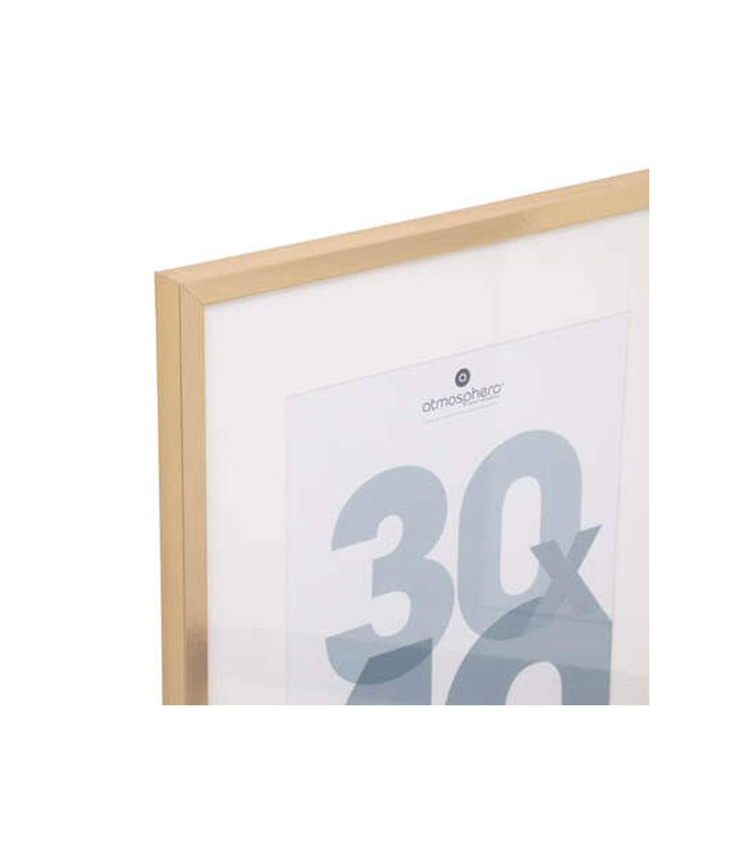 Cadre Photo en Verre Manu 30x40cm Or