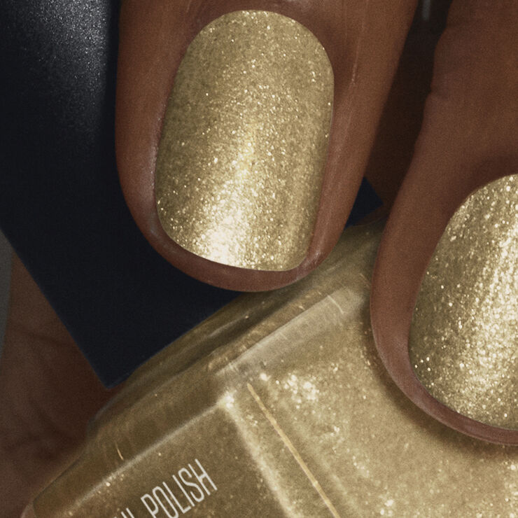 Nilens Jord Nail Polish Glitter Gold