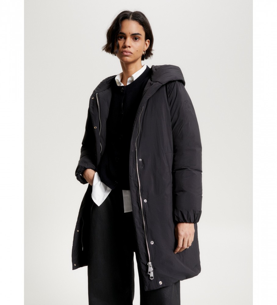 Casaco xale Tommy Hilfiger com gola preta