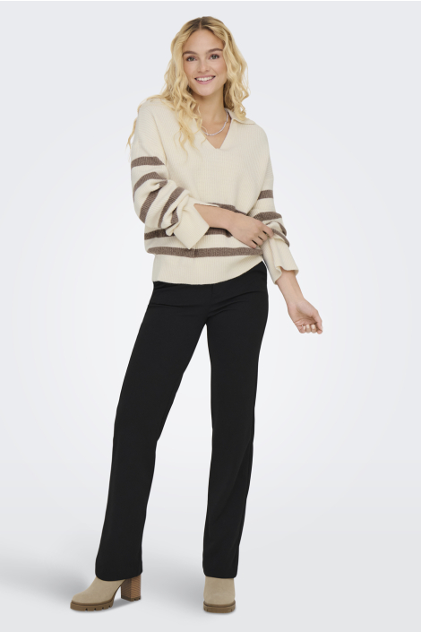 Only beige dames trui