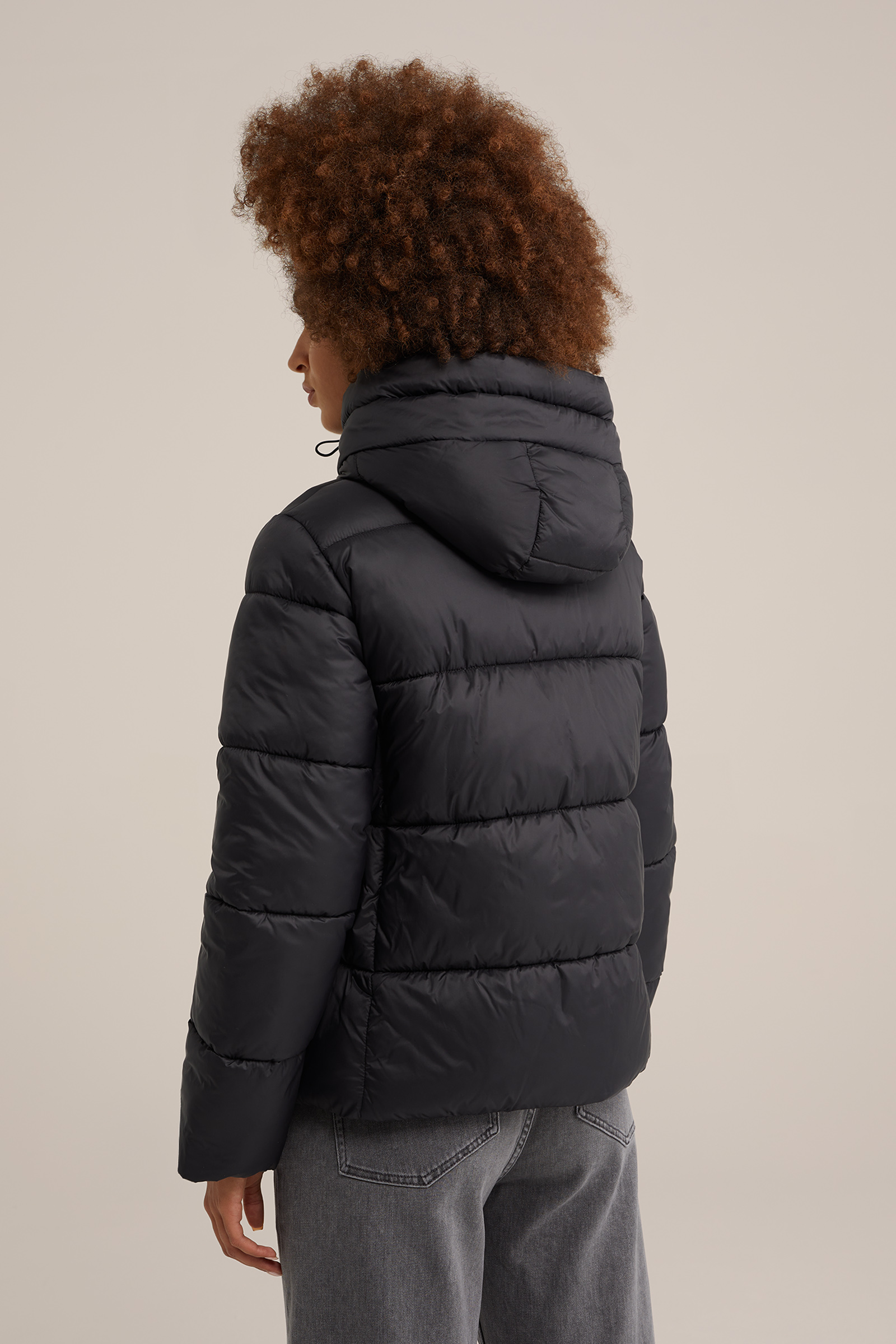gewatteerde jacket WE Fashion Zwart