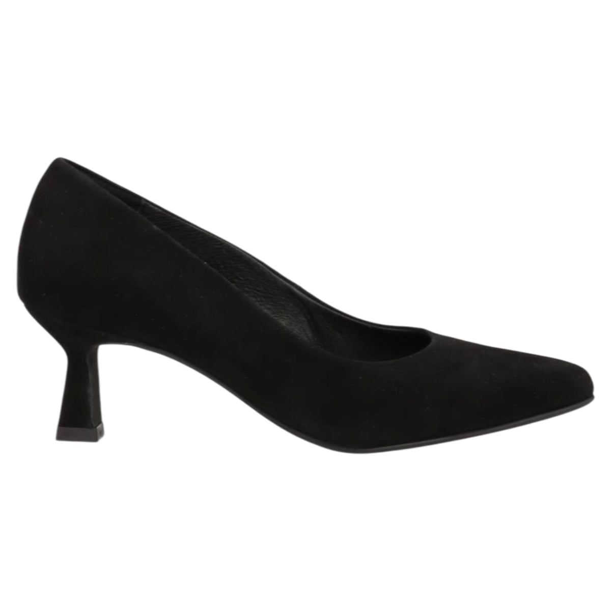 Pumps med hæl, kvinder, black suede