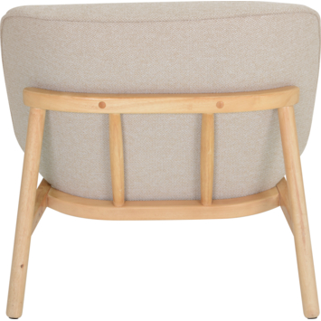 KARWEI fauteuil Jack beige bouclé stof