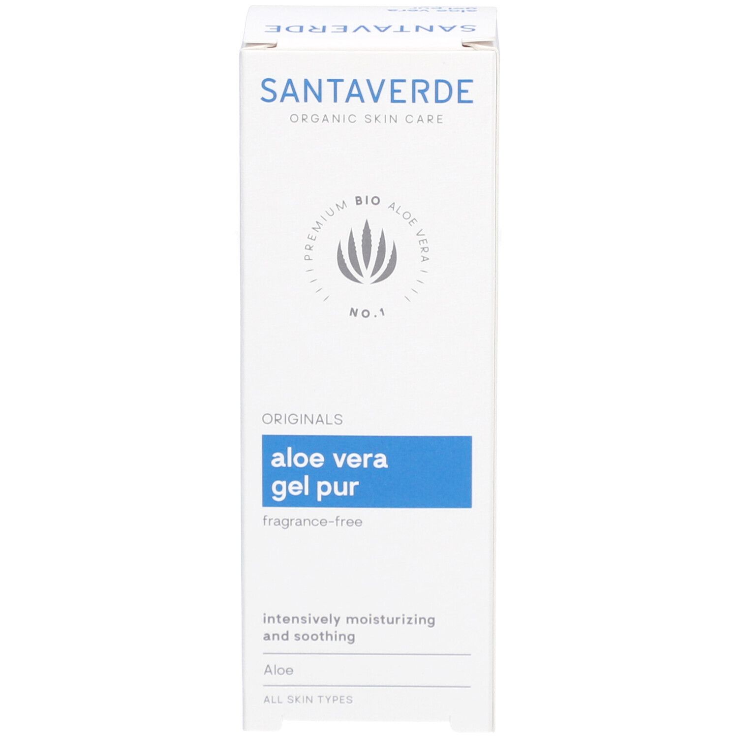 SANTAVERDE aloe vera gel pur ohne Duft