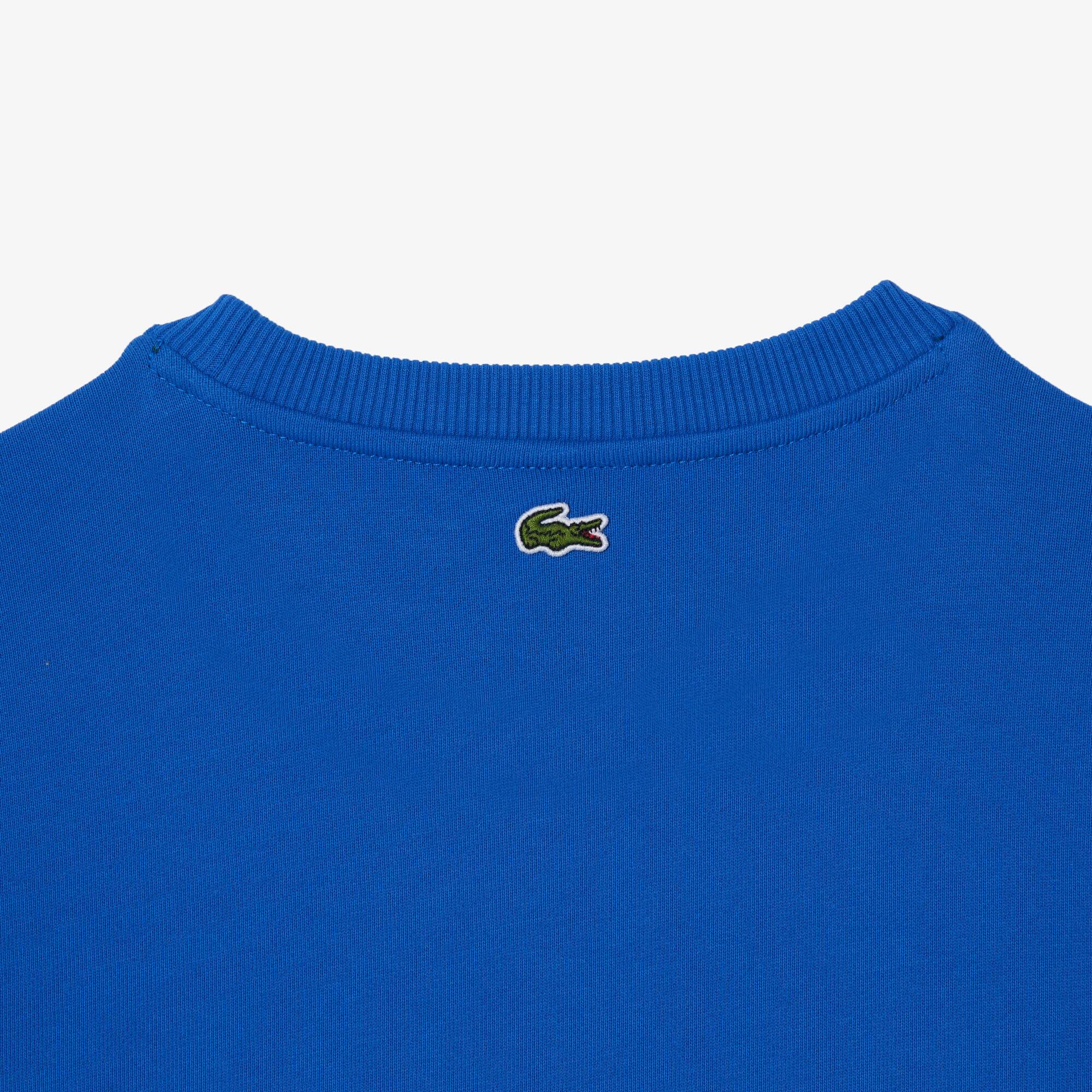 Sweatshirt mit Signatur-Aufdruck Pullover & Sweatshirts - Blau - Lacoste - Kinder