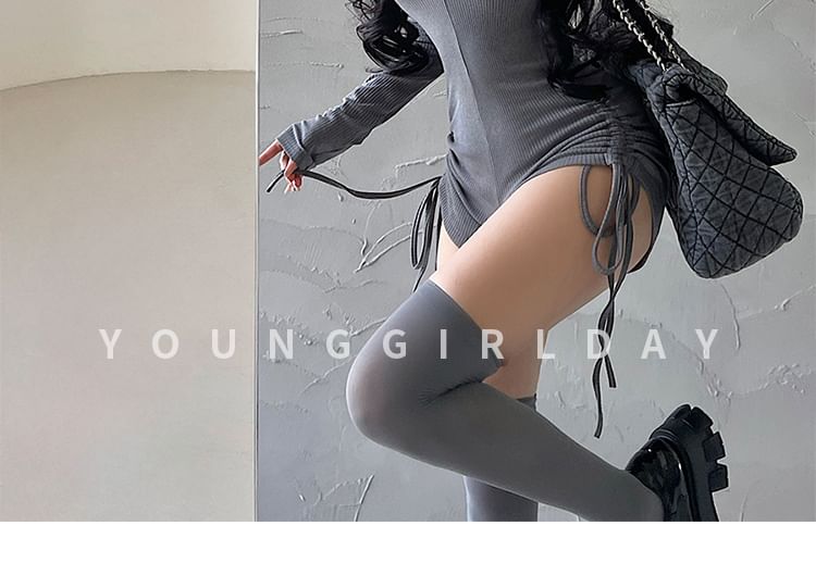 RainGirl - Romper met lange mouwen, capuchon en trekkoord