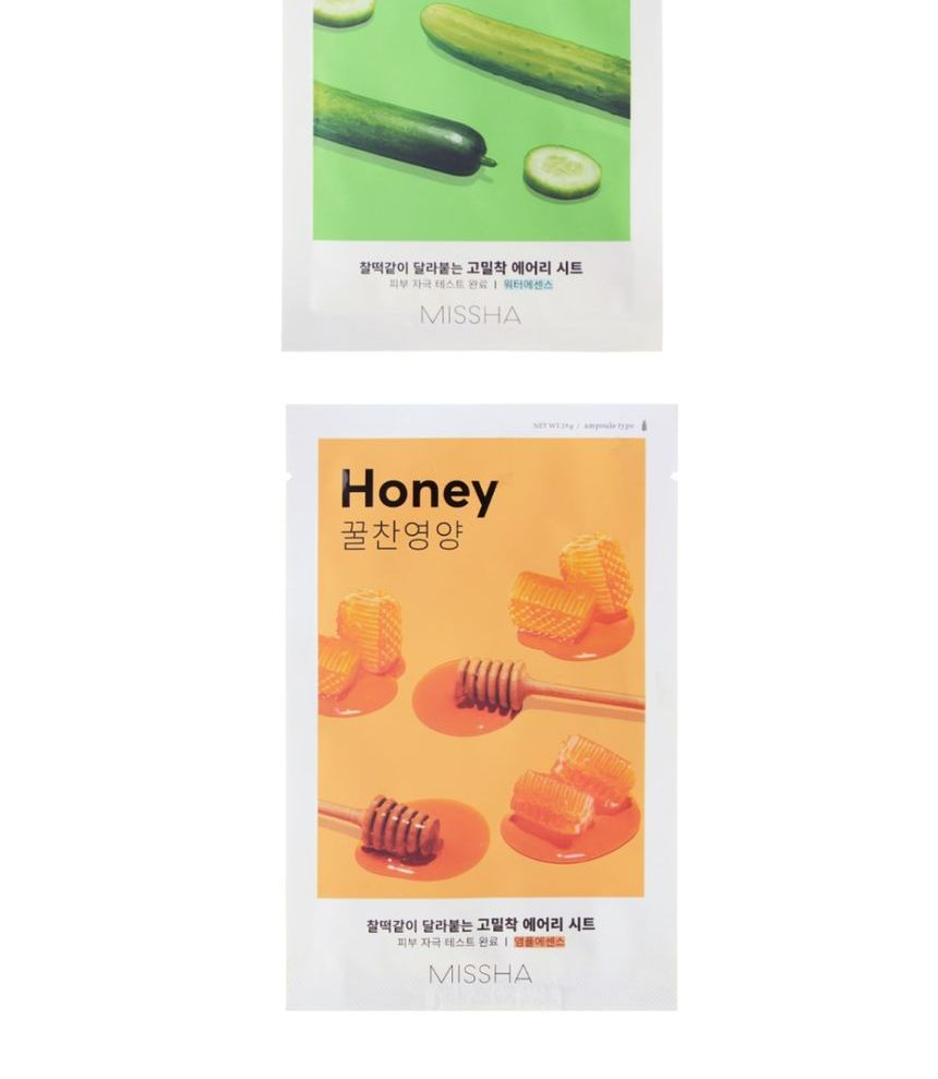 MISSHA - Luchtig passend sheetmasker (12 soorten)
