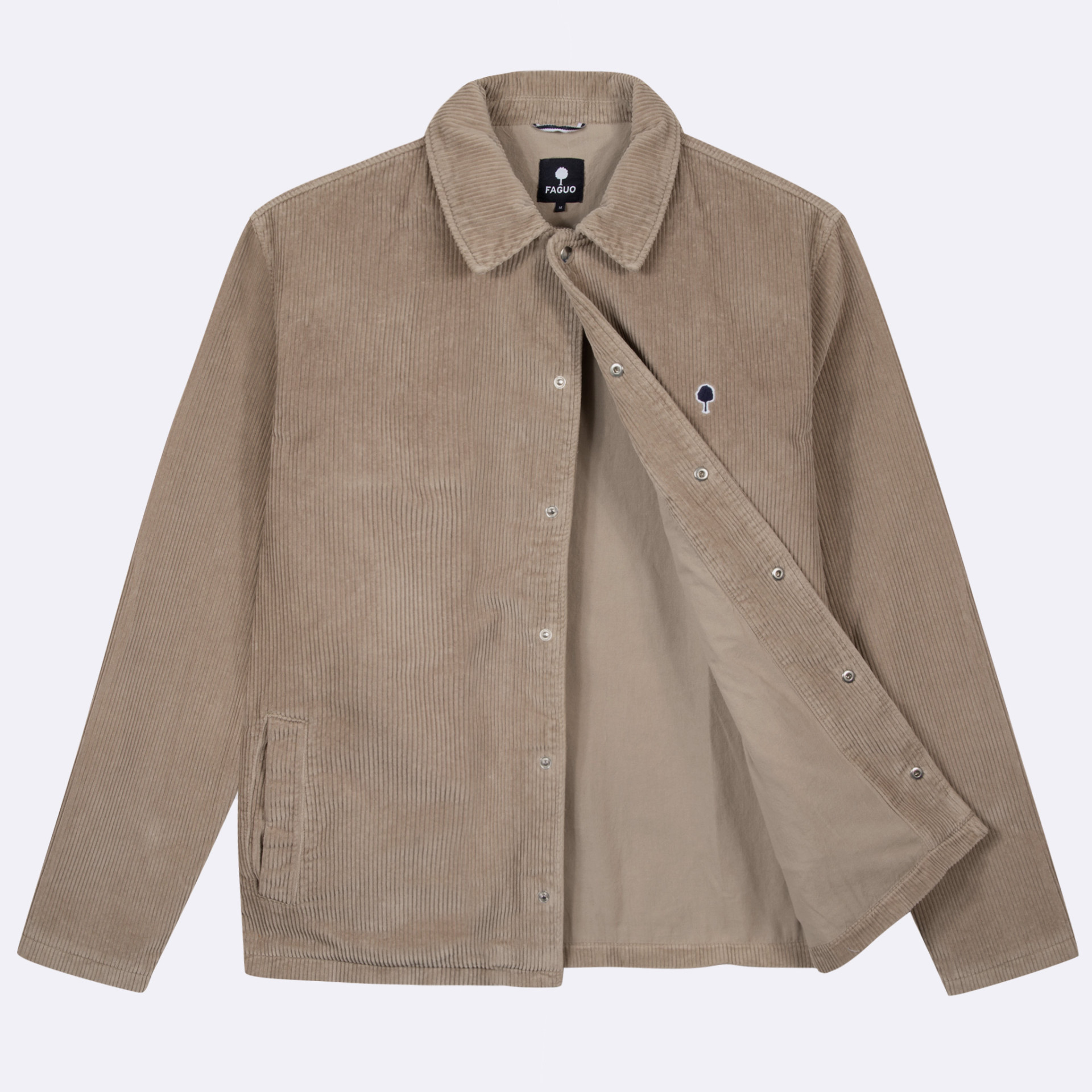 Veste velours côtelé beige clair coton - modèle Sologne