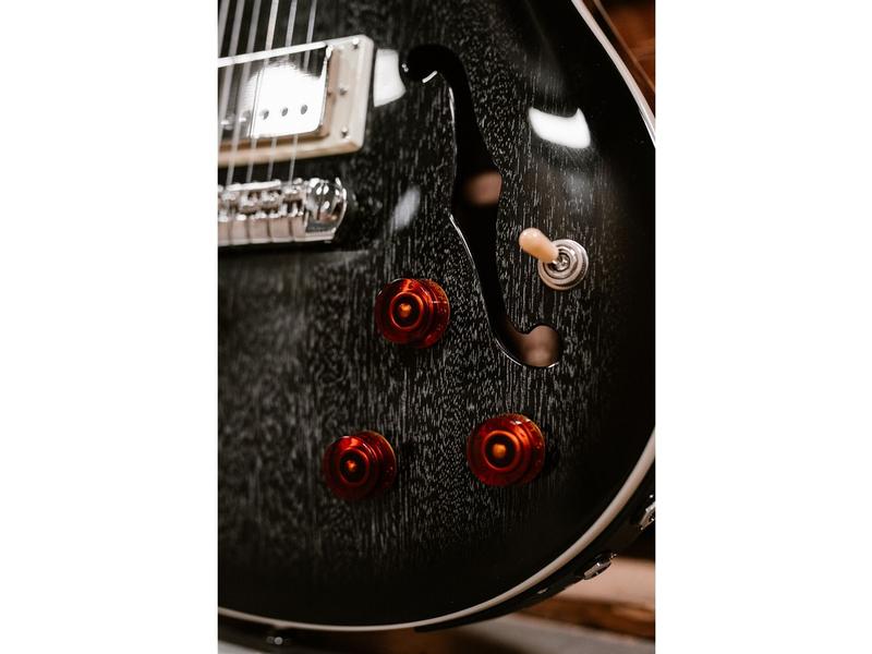 PRS Guitars E-Gitarre SE Hollowbody Standard Piezo – Dog Ha Hollowbody-E-Gitarre mit Humbucker-Pickups und einem Piezo-System