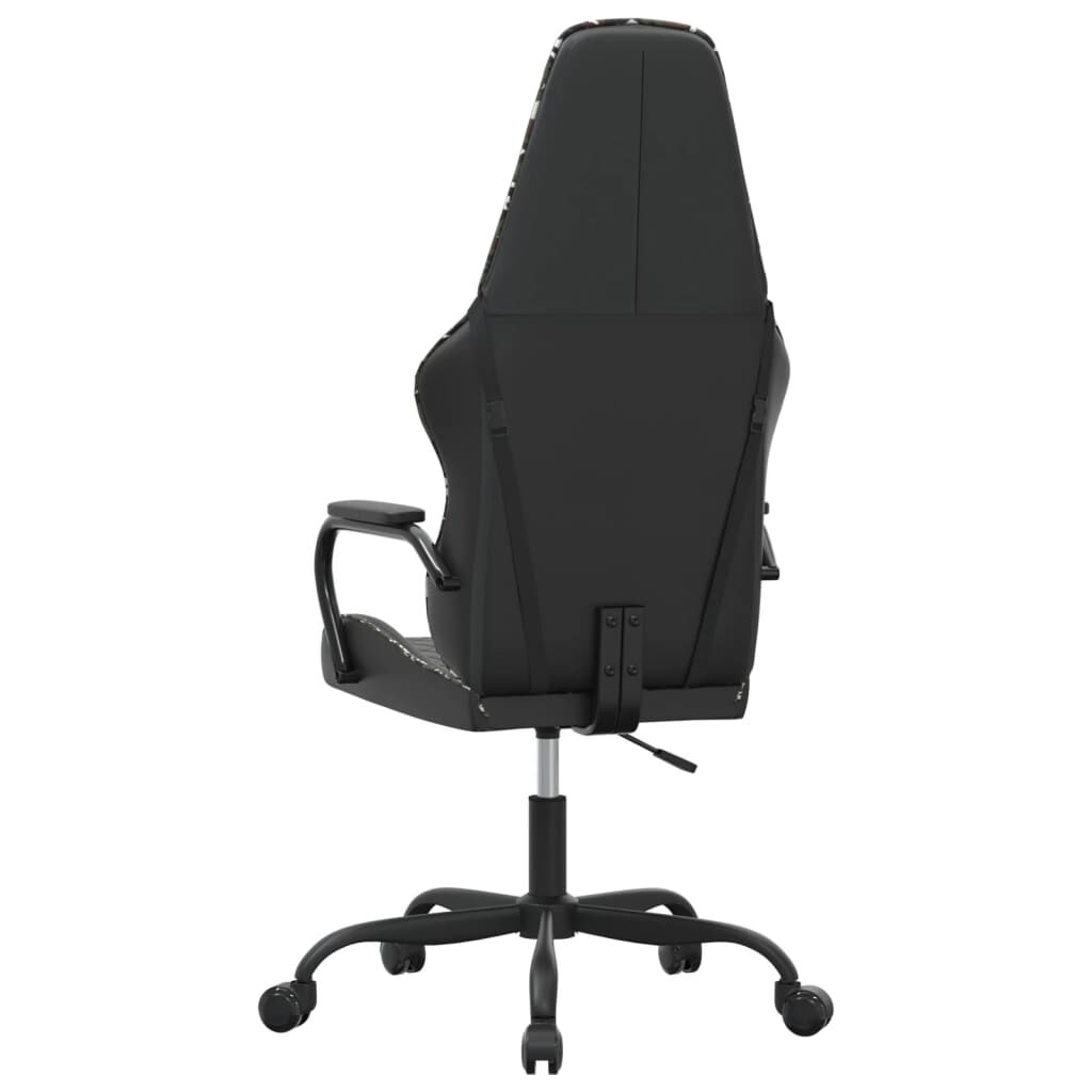 vidaXL Massage Gaming Stoel, Camouflage en Zwart, Kunstleer