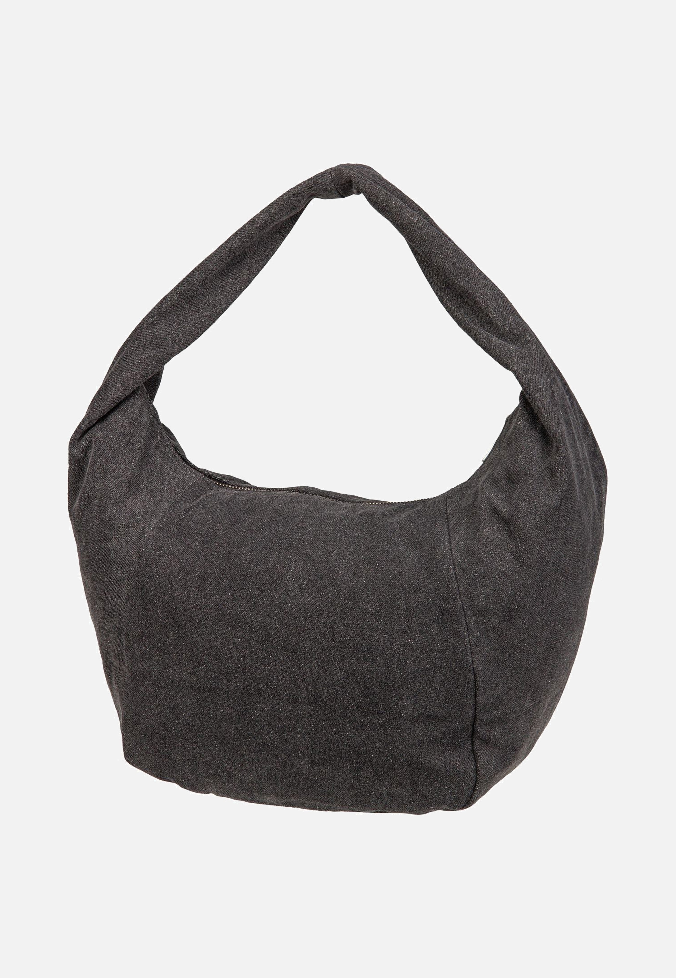 Ferrah M Denim Black - Hobo Bag