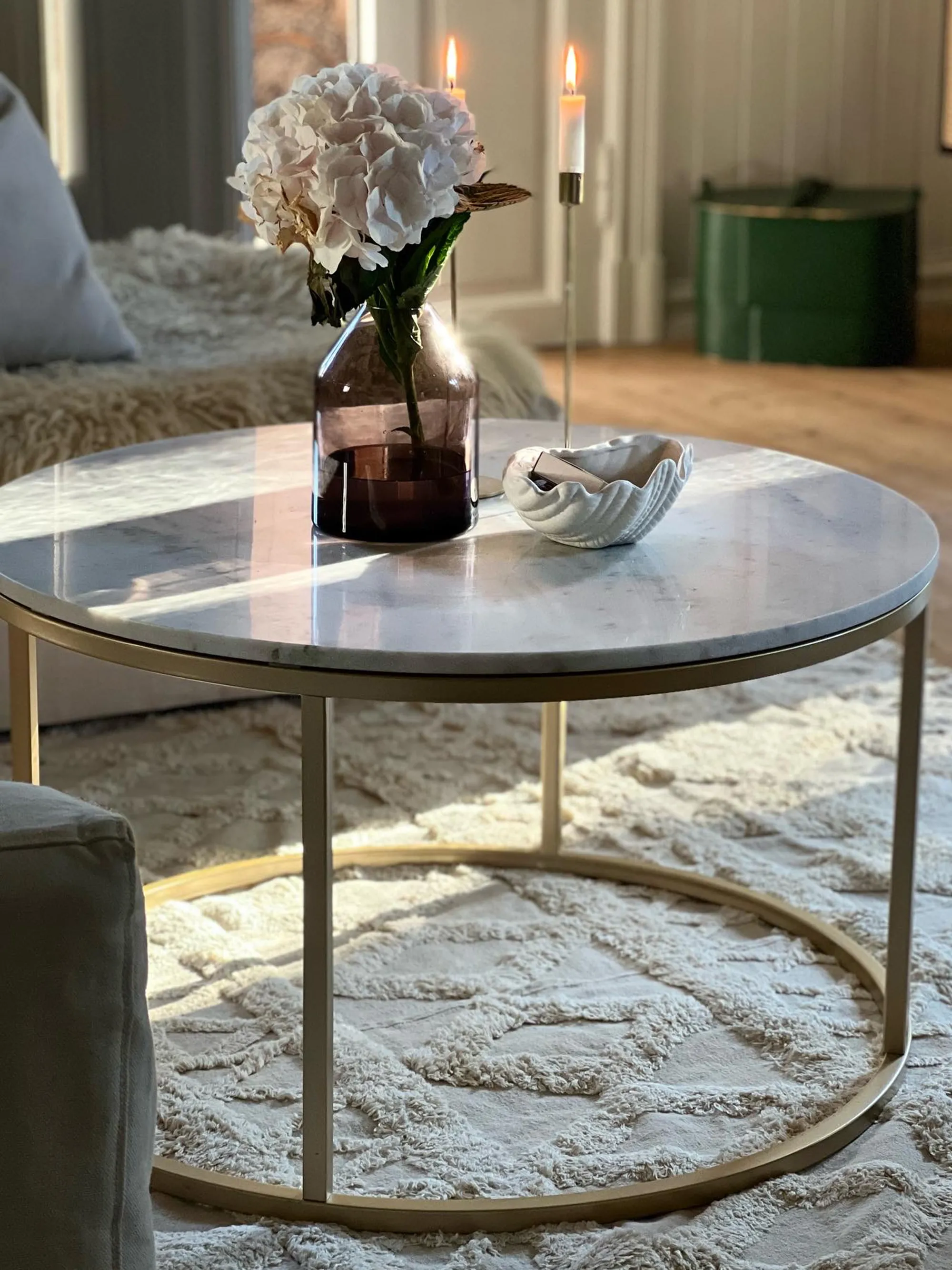 Vloerkleed DIDIM Beige 160 x 230 cm Katoen
