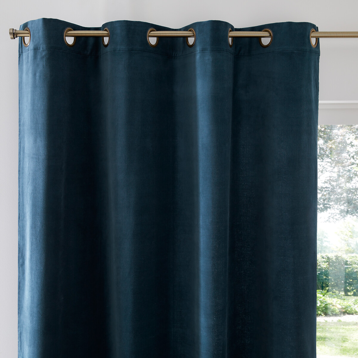 LA REDOUTE INTERIEURS<br>Cortina de veludo com ilhós Veludo