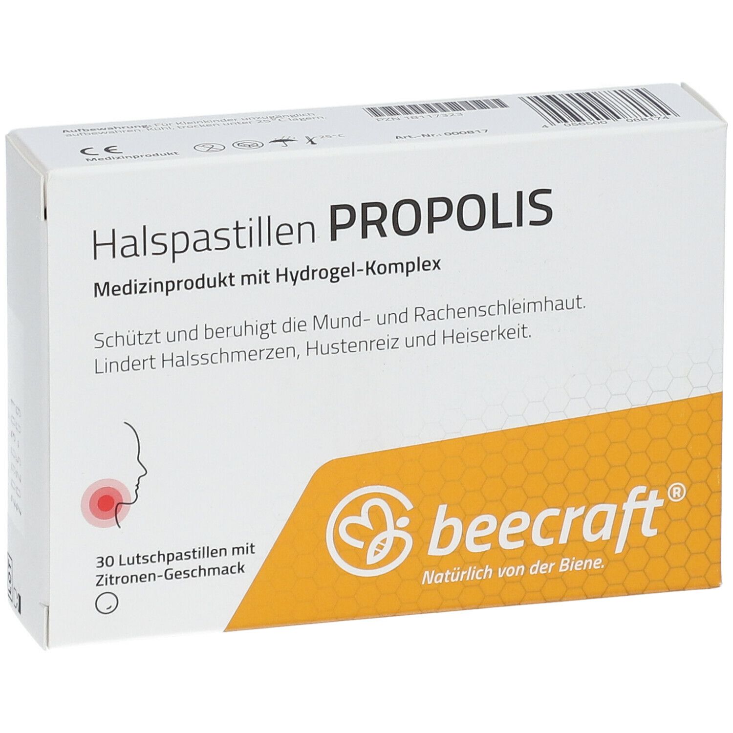 beecraft® Halspastillen PROPOLIS