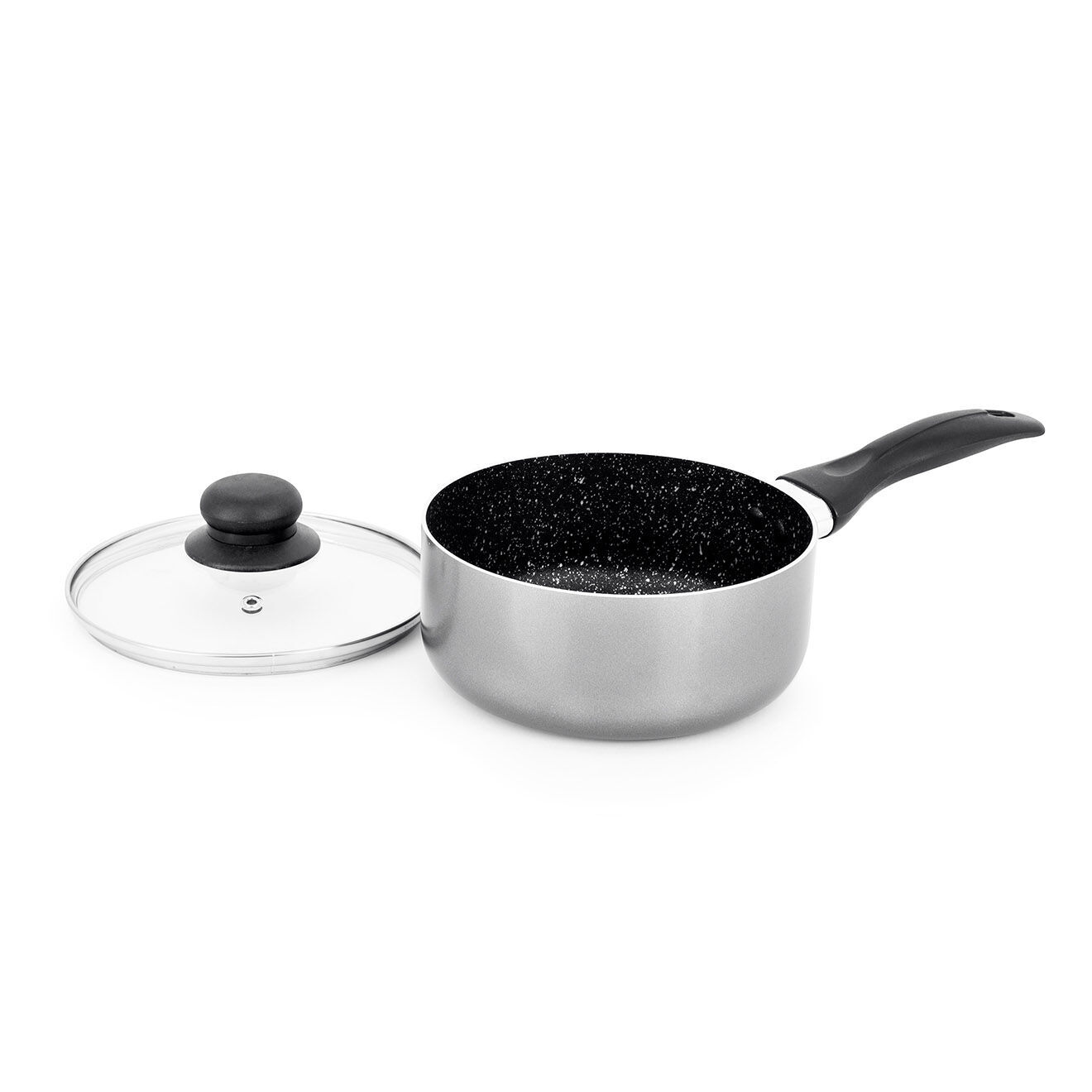 Durand Dupont Casserole aluminium effet pierre ella cas16 tfsi grise - D.14 cm