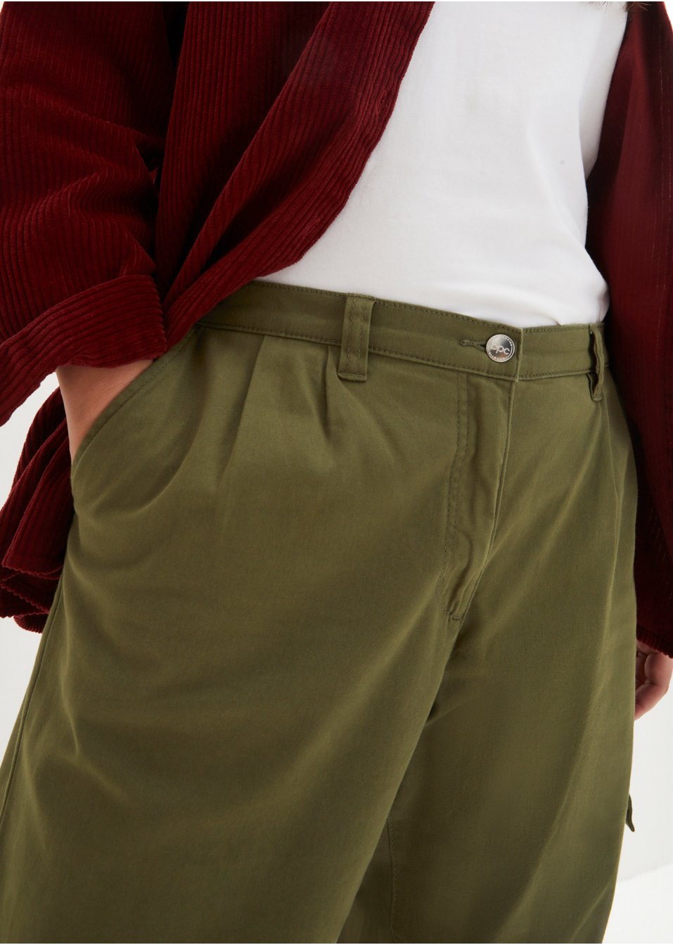 Pantalon cargo en twill