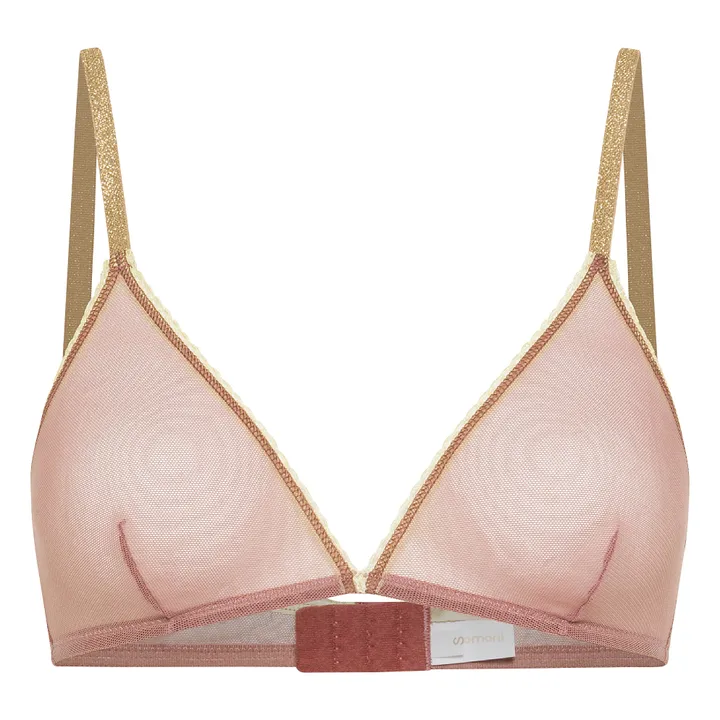 Momoni Soutien-gorge Amaca Tulle | Vieux Rose