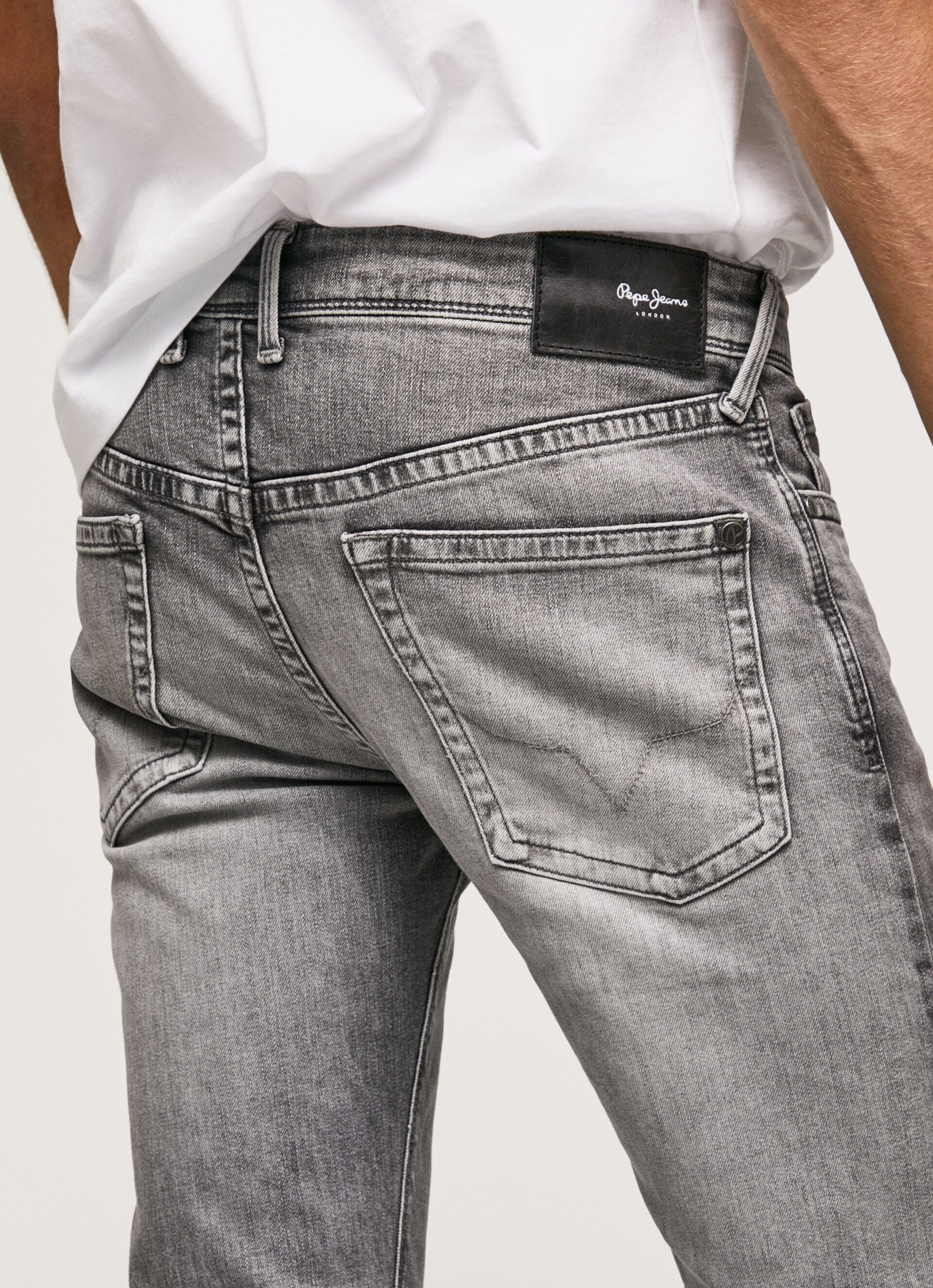 Calça jeans Hatch Fit Slim com cintura baixa - jeans