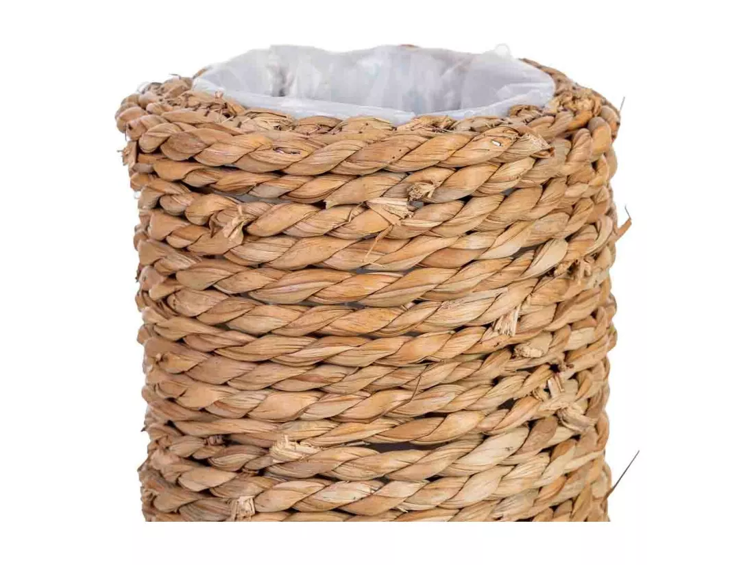 Vase en corde 17x17x29h cm