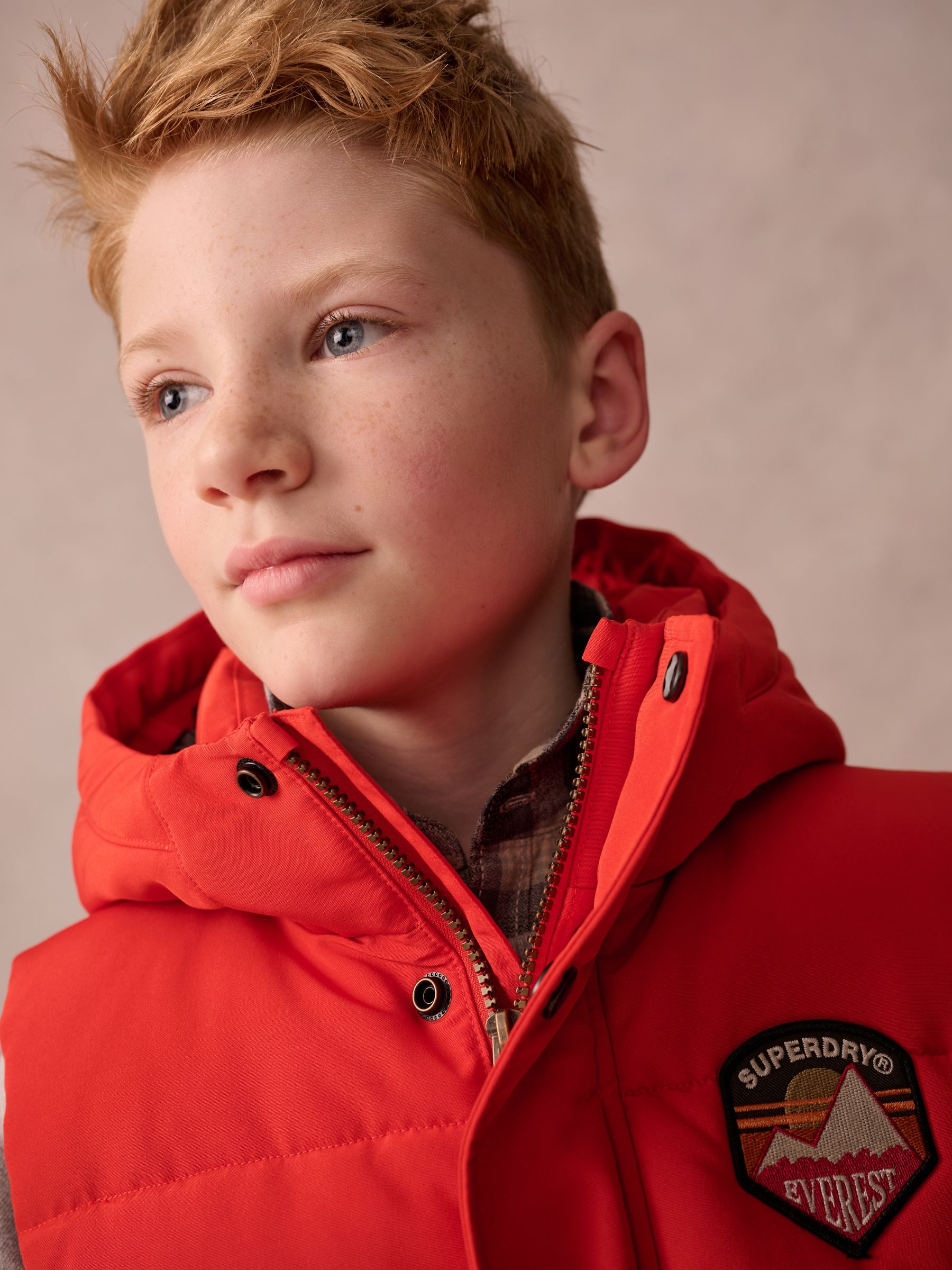Oranje - Superdry - Everest - Gewatteerde bodywarmer