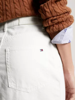 Saia midi jeans