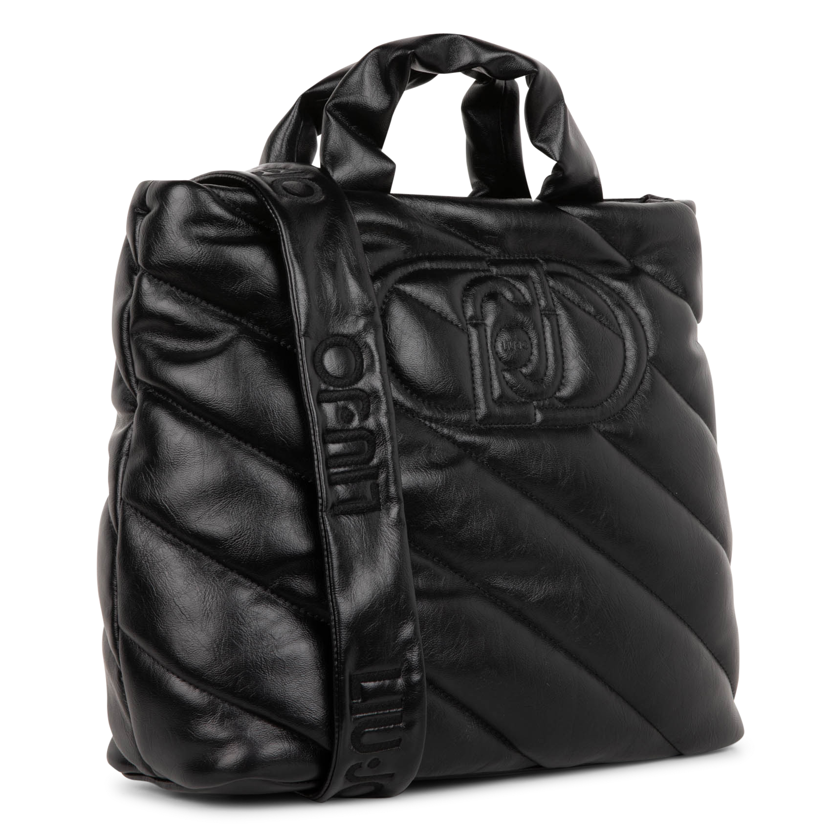 Sac shopper matelassé | Noir