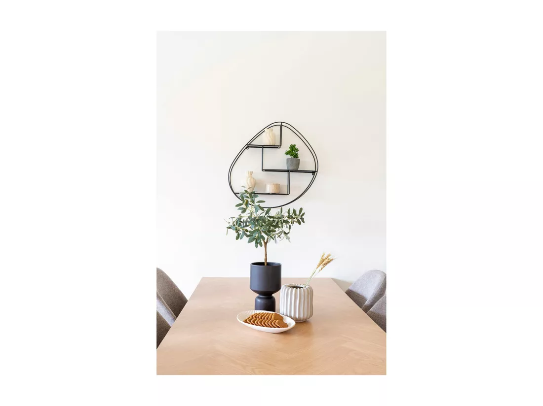 Figueira plat 30x20x4cm blanc.