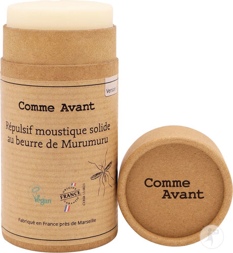 Comme Avant Répulsif Moustique Solide Au Beurre De Murumuru V2 80g