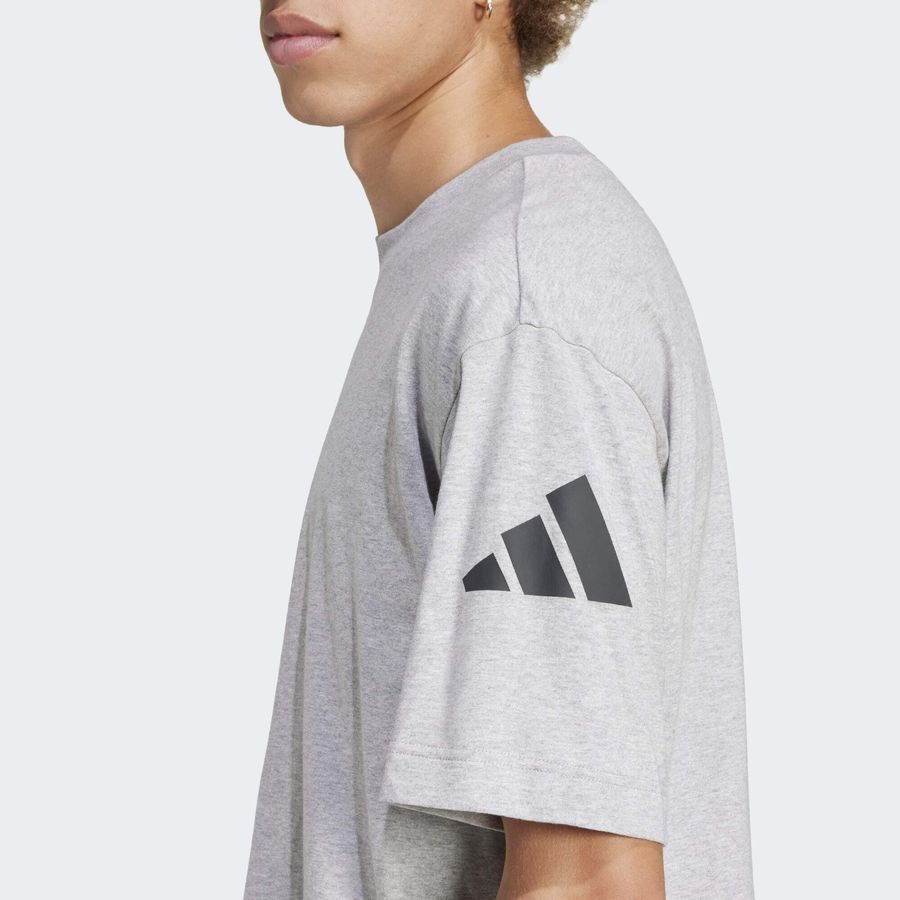 Adidas Essentials Loose Fit 3 Bar Logo Tee