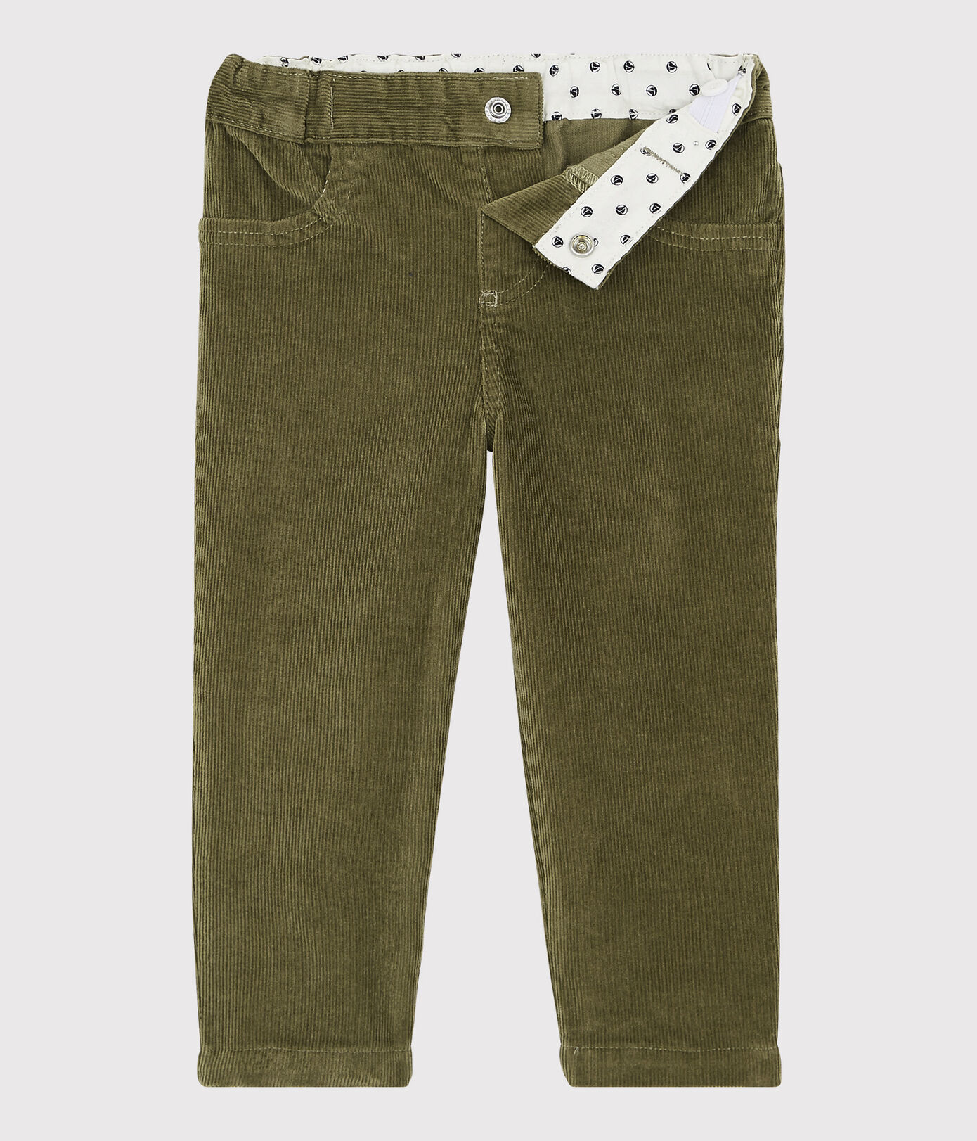Pantalon en velours bébé.