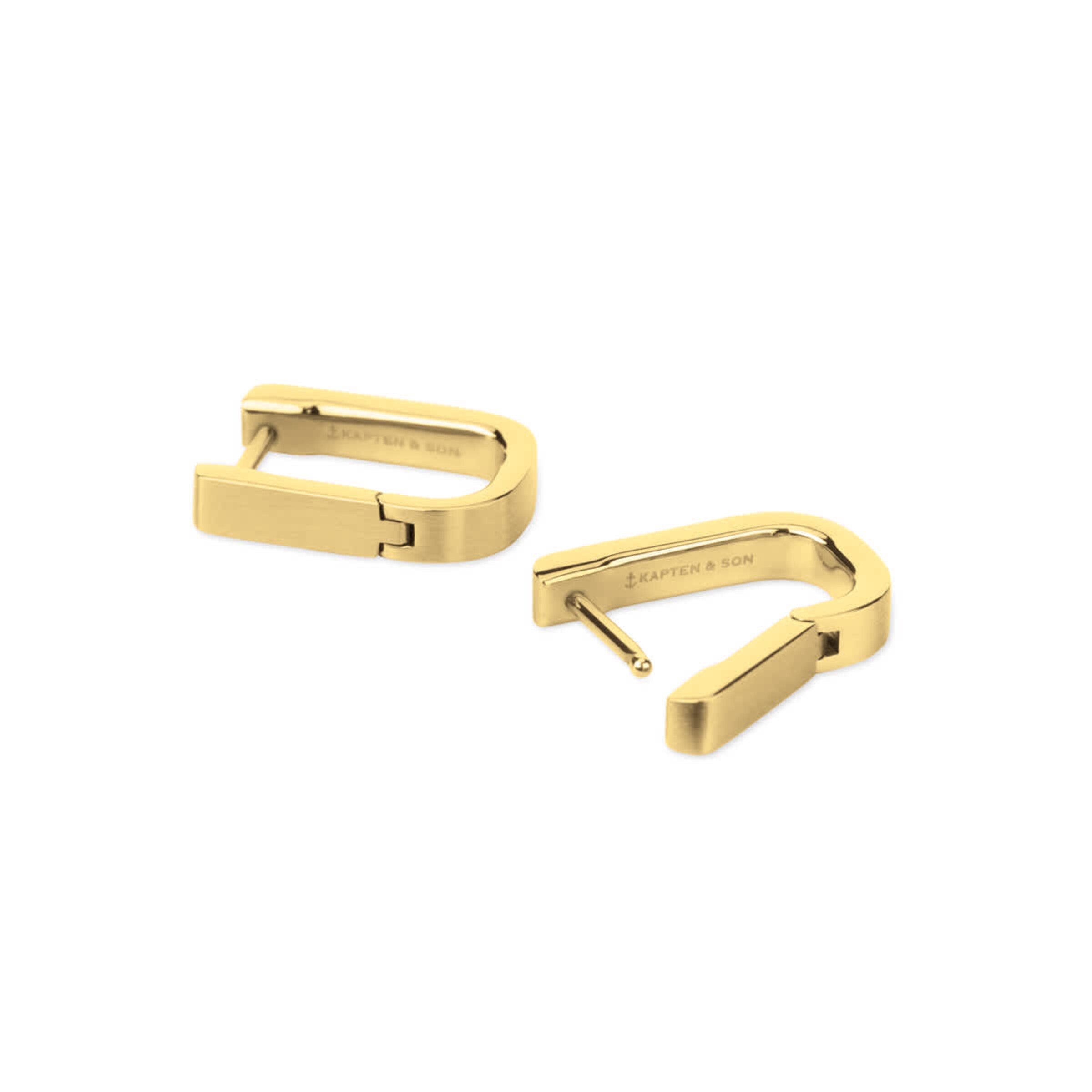 Earring Bold Hoop Gold