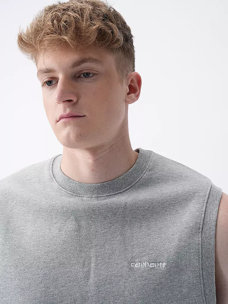 CARHARTT WIP Pullunder SCRIPT hellgrau