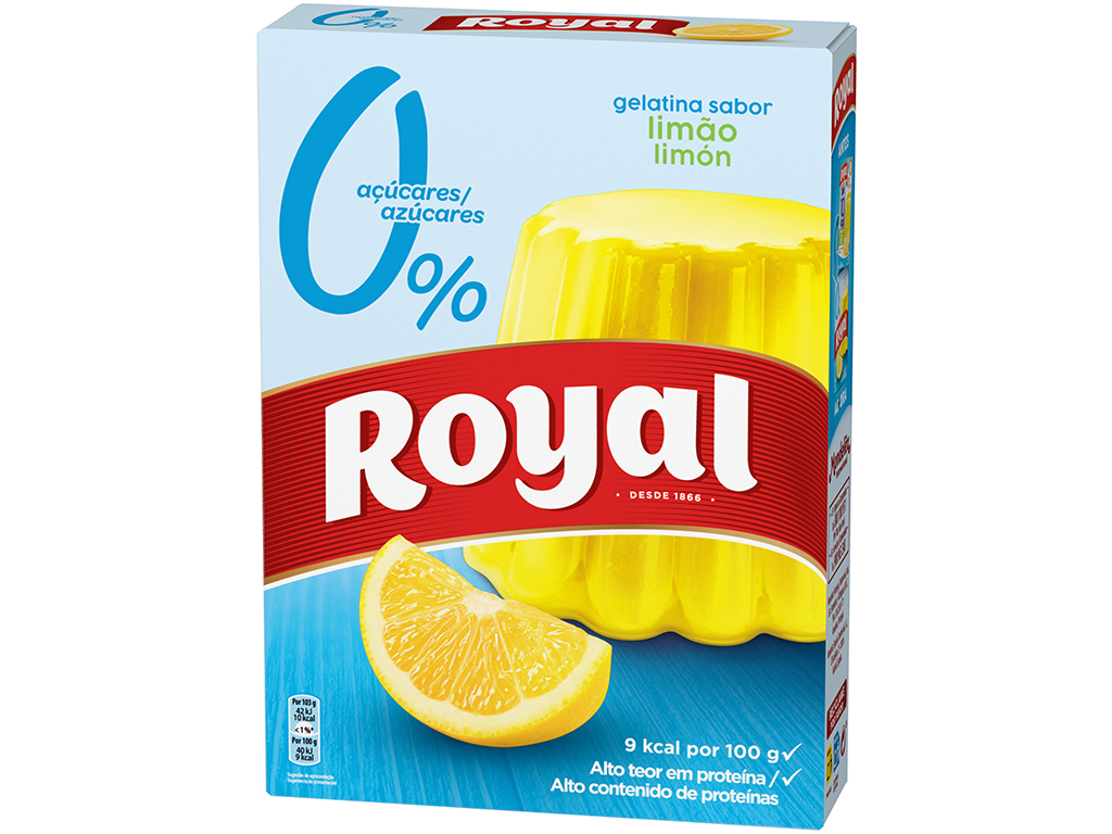 GELATINA ROYAL LIMÃO LIGHT 10 KCAL 31G