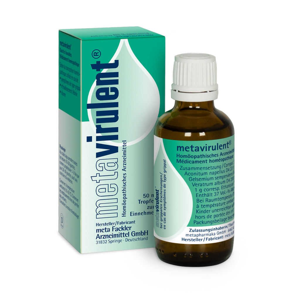 METAVIRULENT Tropfen Fl 50 ml<br>50 ml, Flasche, Tropfen zum Einnehmen, Flüssigkeit