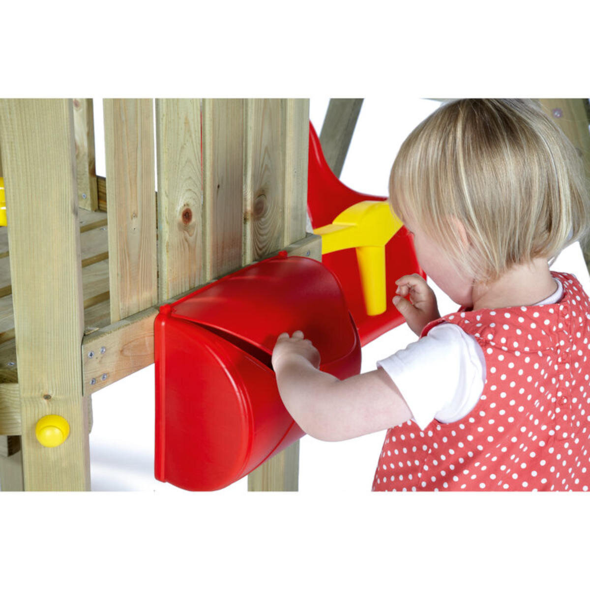 Authentic Sports & Toys Authentic Sports Plum Holz Kleinkinder Turm mit Babyschaukel