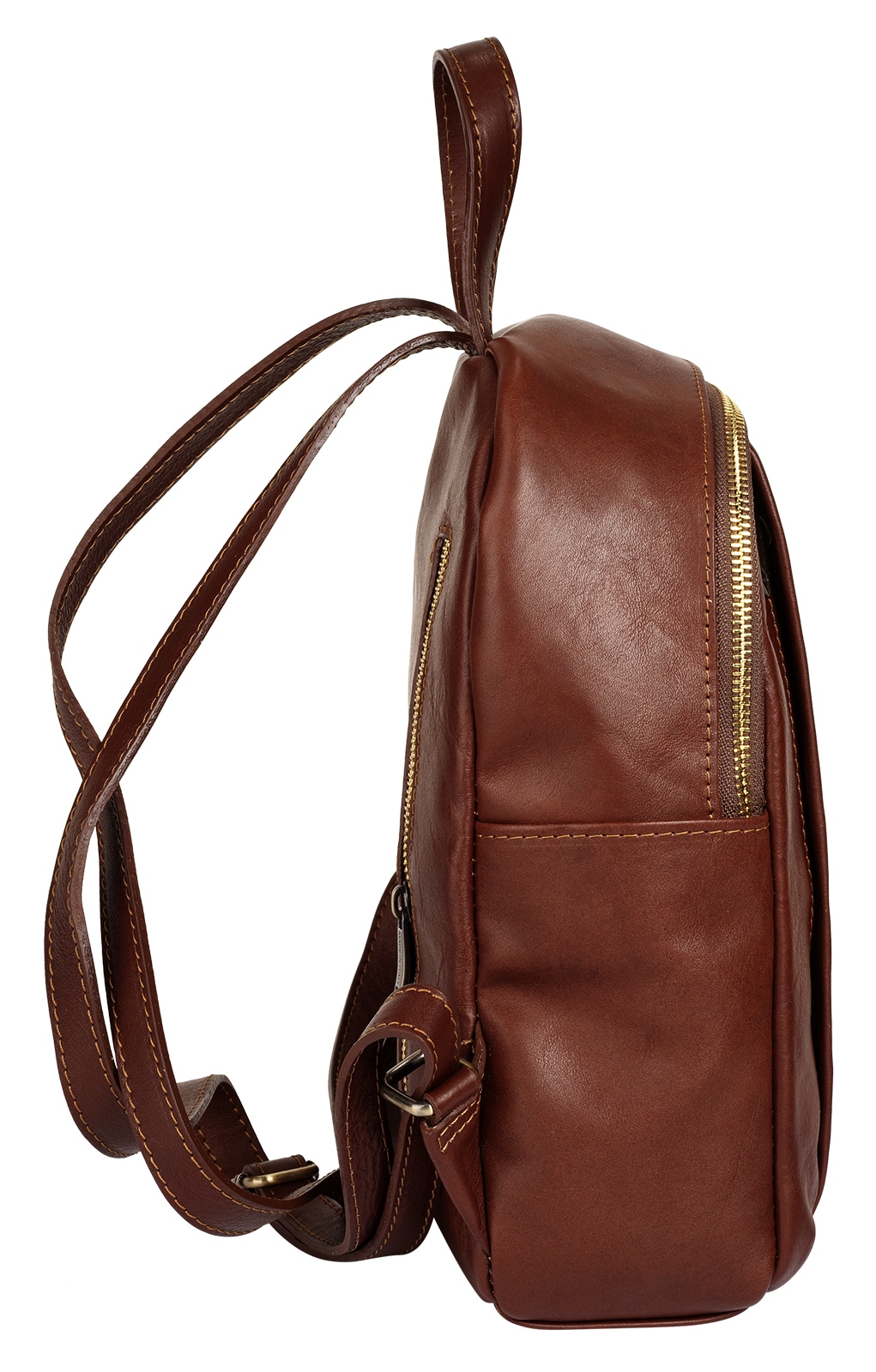 Piké Cityrucksack echt Leder, Made in Italy