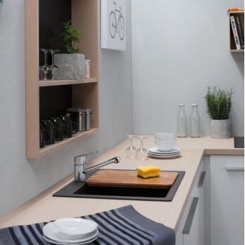hansgrohe Focus M43 éénhendel keukenkraan Chroom 100