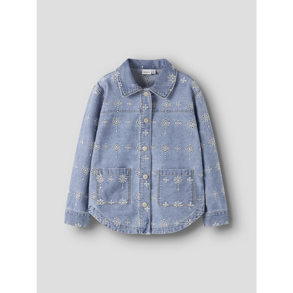 Køb Name It Light Blue Denim Anglaise Nkfharper Dnm Anglaise Jakke 1026-Ov H