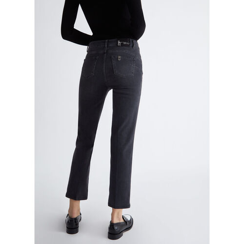 Liu Jo - Vaqueros bootcut tobilleros Negro