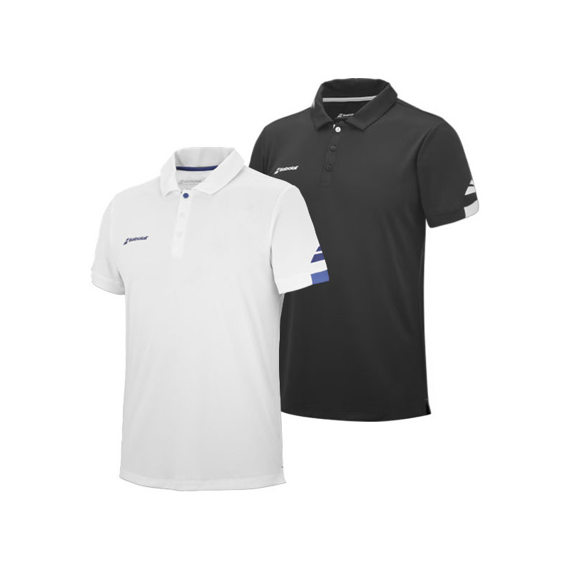 Polo tennis Babolat Play homme blanc ou noir