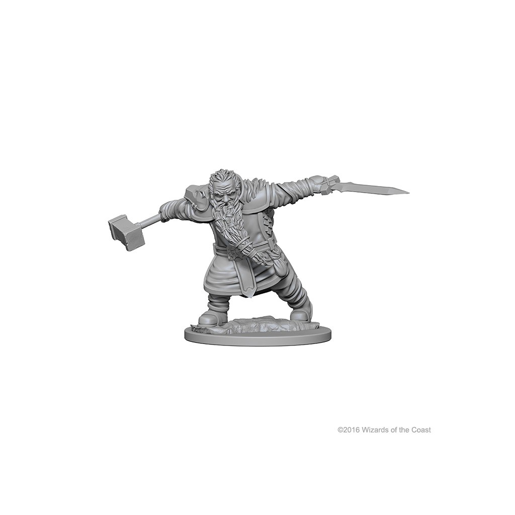 D&D Nolzur's Marvelous Unpainted Miniatures: Dwarf Male Fighter