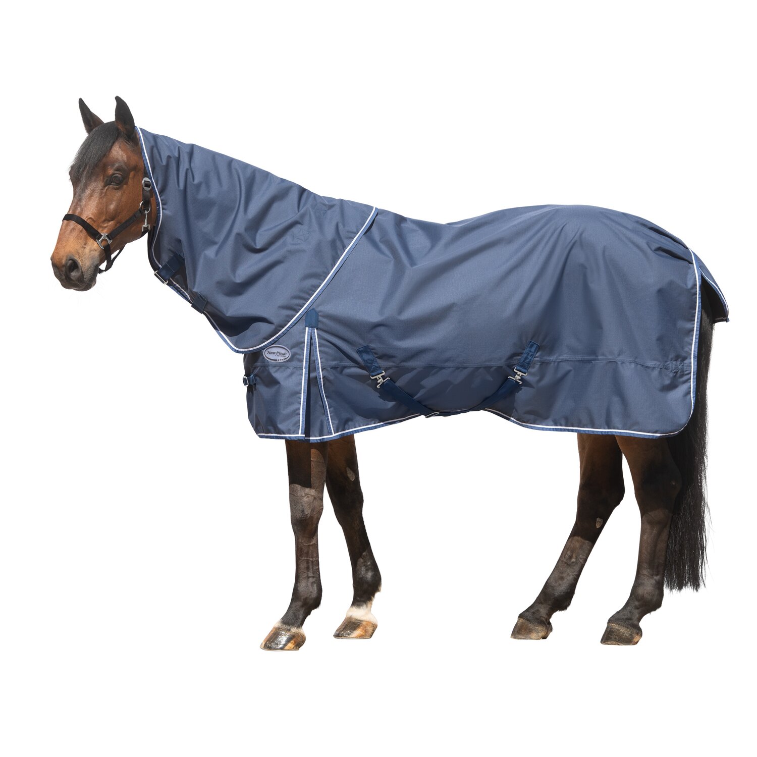 Horse-friends Outdoordecke Hamburg Lite - indigo blue