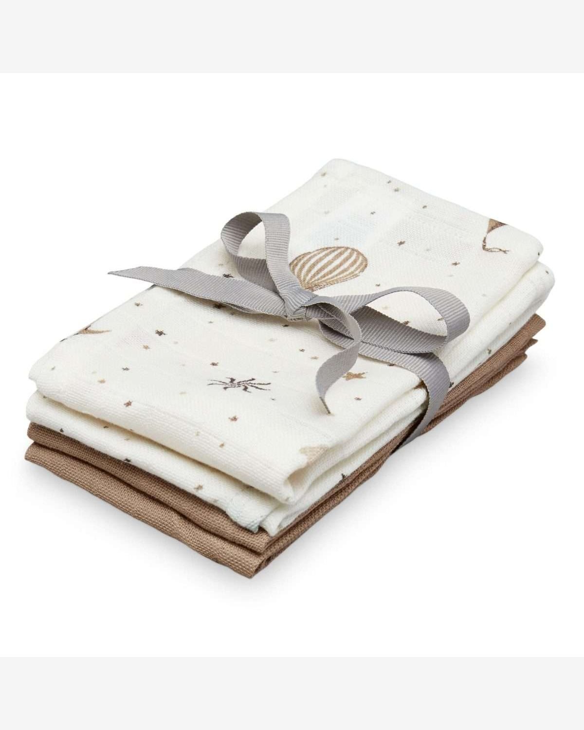 Vaskekluter Musselin 4pk – Økologisk | Gasskluter 30×30