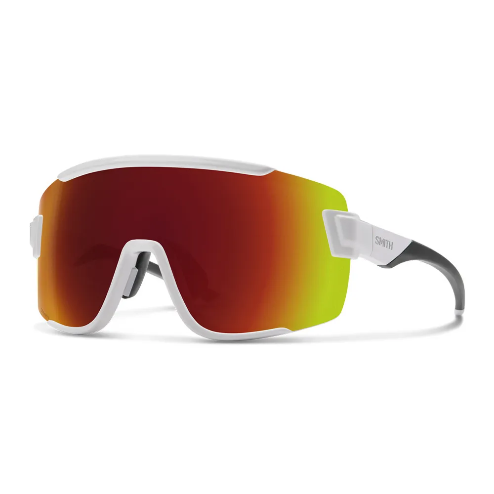 Smith WILDCAT - Lunettes de soleil white/chromapop red mirror