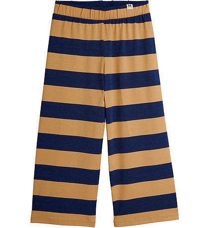 Mini Rodini Hosen - Beige/Navy Gestreift