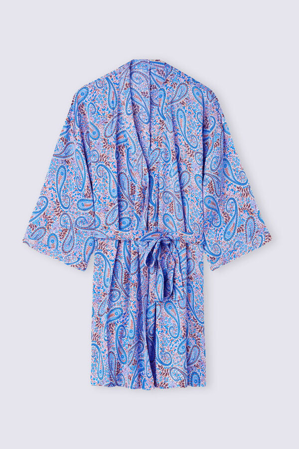 Kimono Sweet Escape em Viscose de Cetim